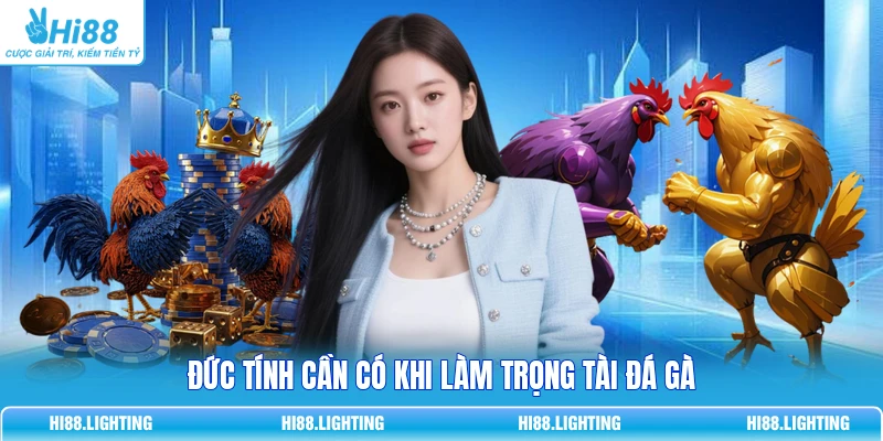 Trọng Tài Đá Gà - Nhiệm Vụ Chính Và Các Phẩm Chất Cần Có 4 Đức tính cần có khi làm trọng tài đá gà
