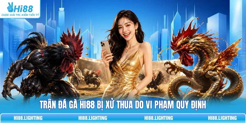 Đá Gà - Quy Tắc Phân Xử Thắng, Thua Và Hoà Trong Trận Đấu 3 Trận đá gà Hi88 bị xử thua do vi phạm quy định